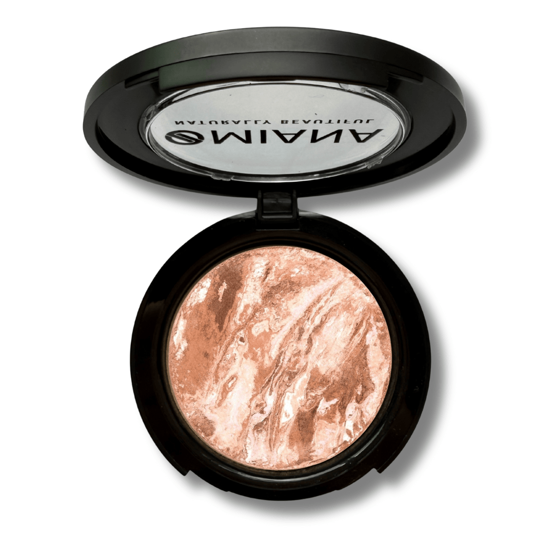 Omiana Natural Cosmetics Foundation Tawny Adaptive Pressed Powder Foundation - Titanium Dioxide-Free, & More!